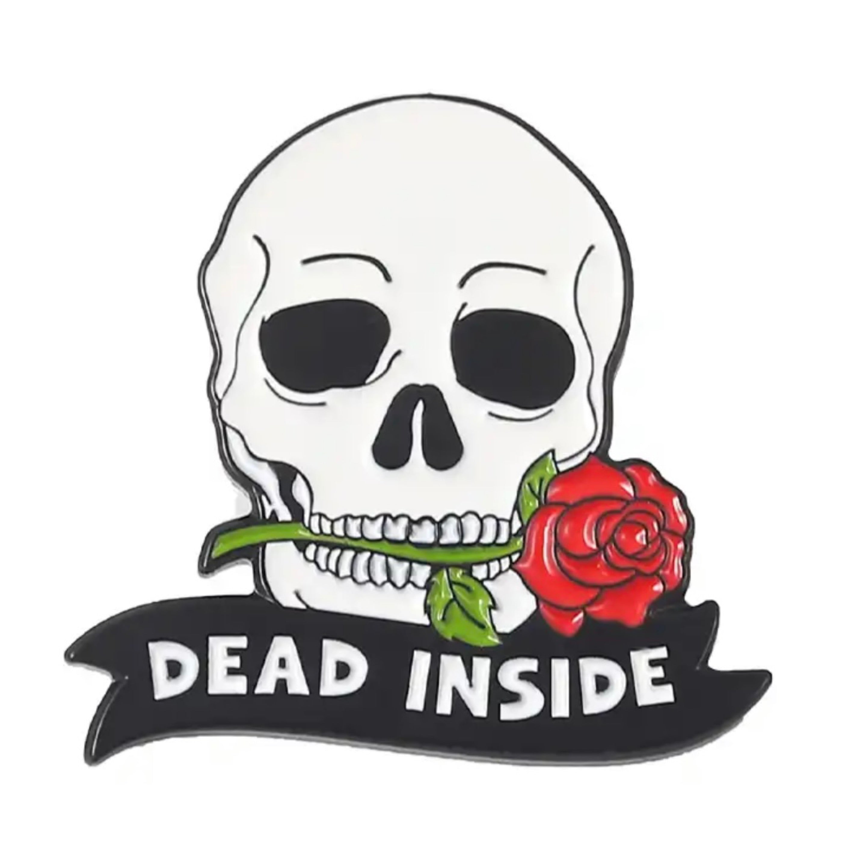 Dead Inside Romance Enamel Pin
