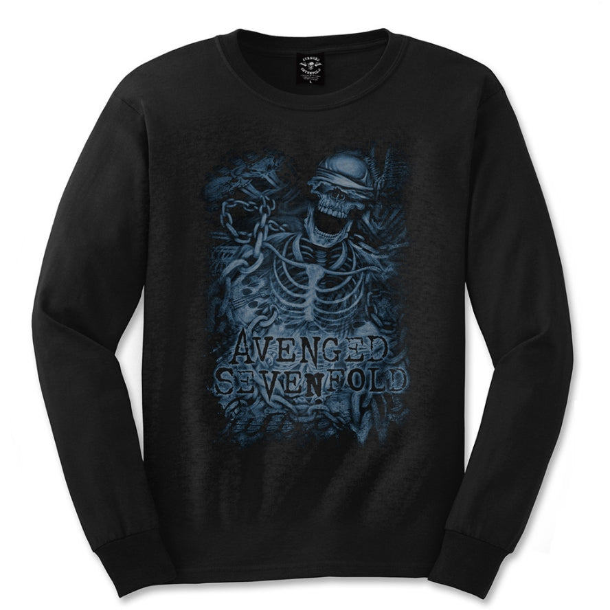 AVENGED SEVENFOLD (A7x) Skeleton Tee Long Sleeve