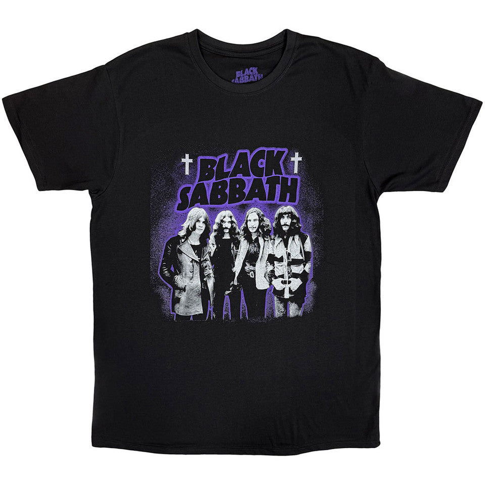 BLACK SABBATH Purple Logo Tee