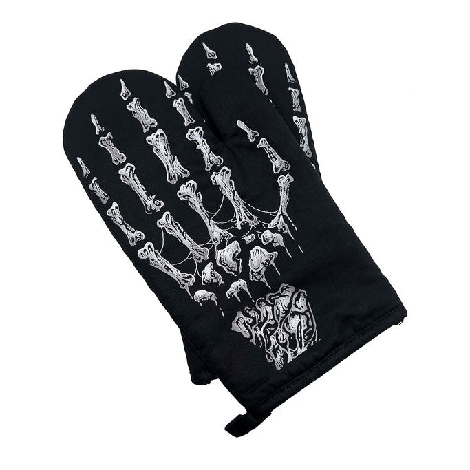 Skeleton Hand Oven Mitts