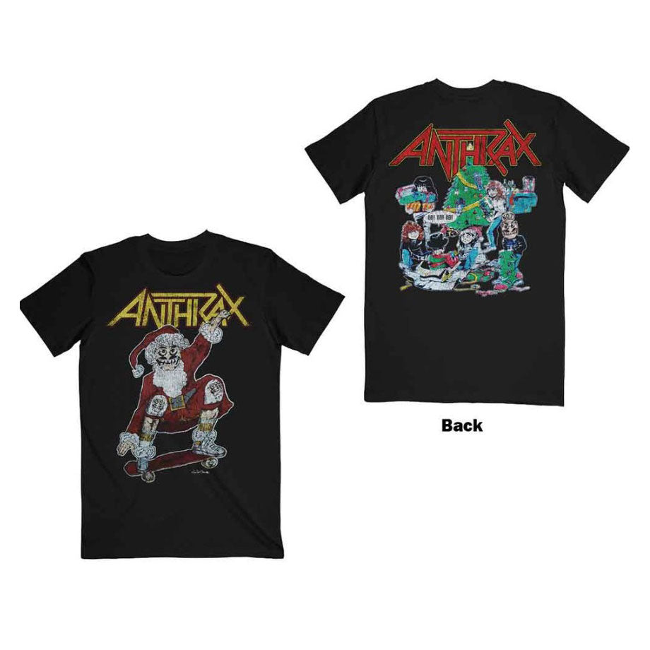 ANTHRAX Vintage Christmas Tee (Backprint)