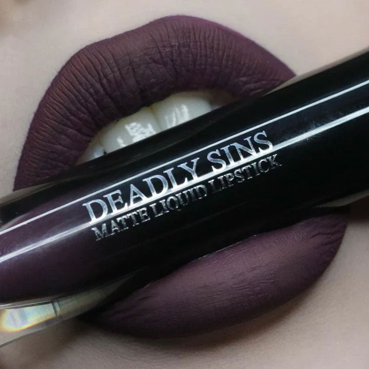 Cursed Matte Deep Purple Liquid Lipstick