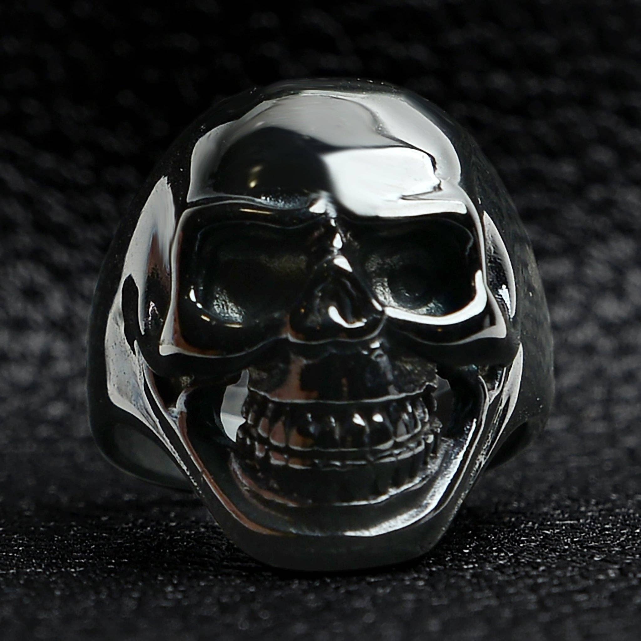 Mortality Grins Skull Ring