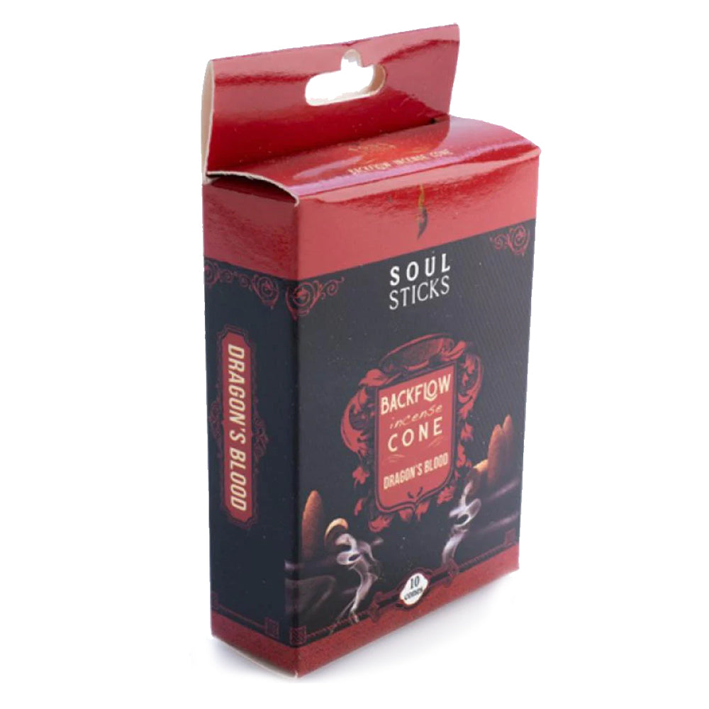 Soul Sticks Dragons Blood Backflow Incense Cones