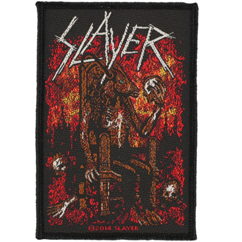 SLAYER Devil On Throne Woven Patch