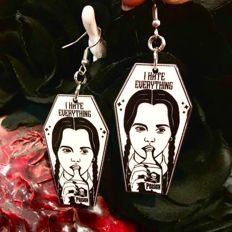 I Hate Everything Earrings