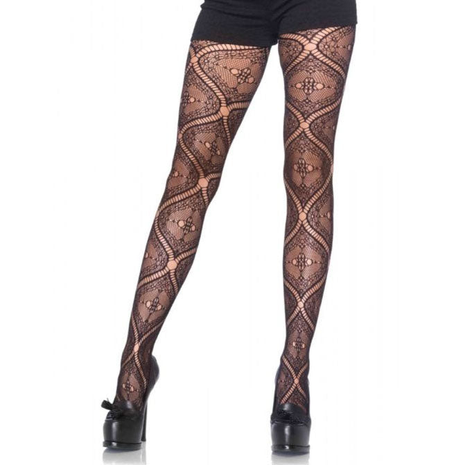 Nouveau Vine Lace Tights
