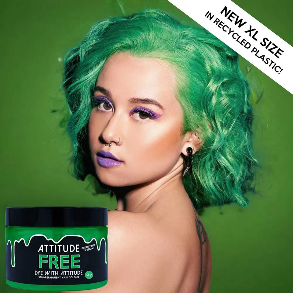 Free UV Green Attitude XL Hair Dye (250ml)