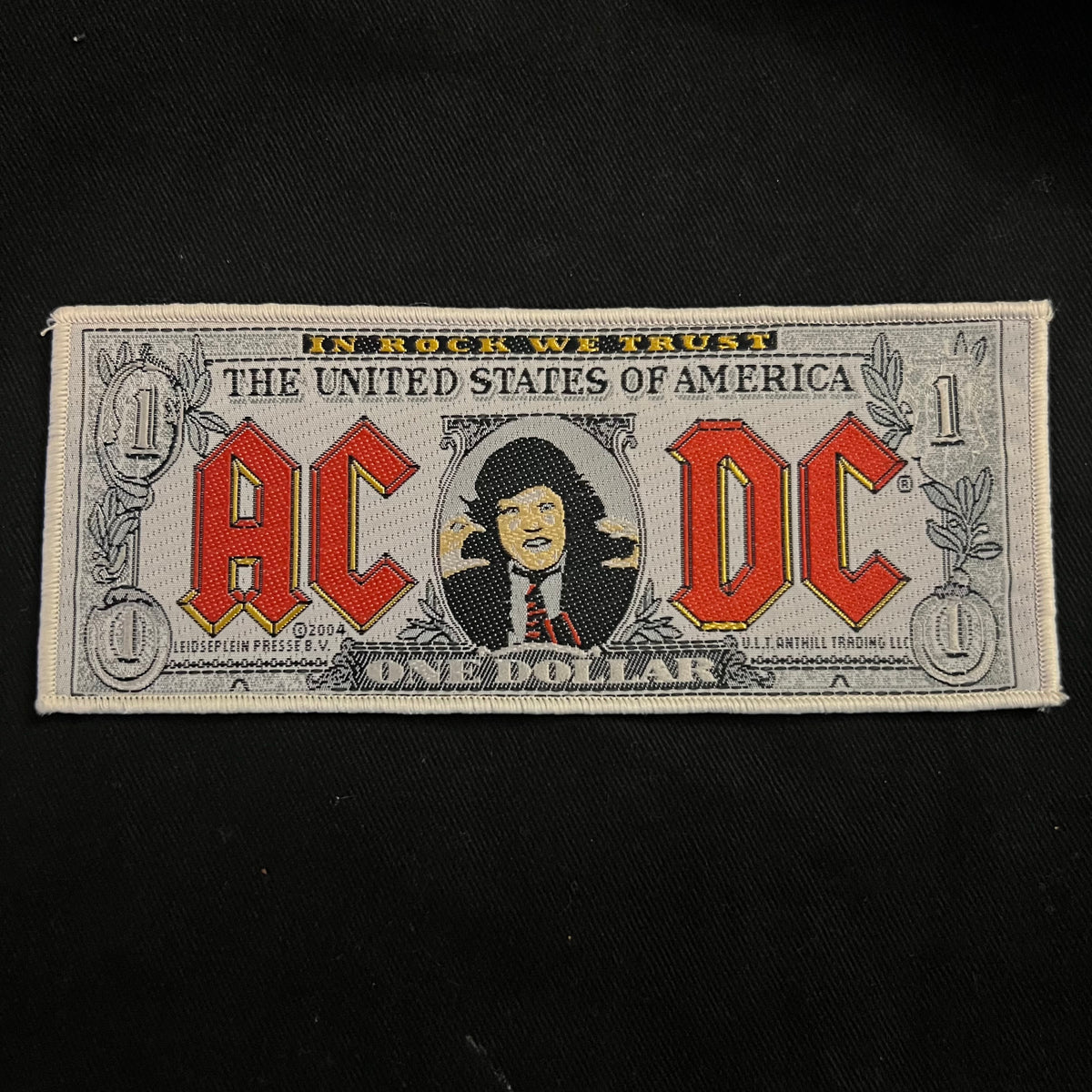 AC/DC In Rock We Trust Patch