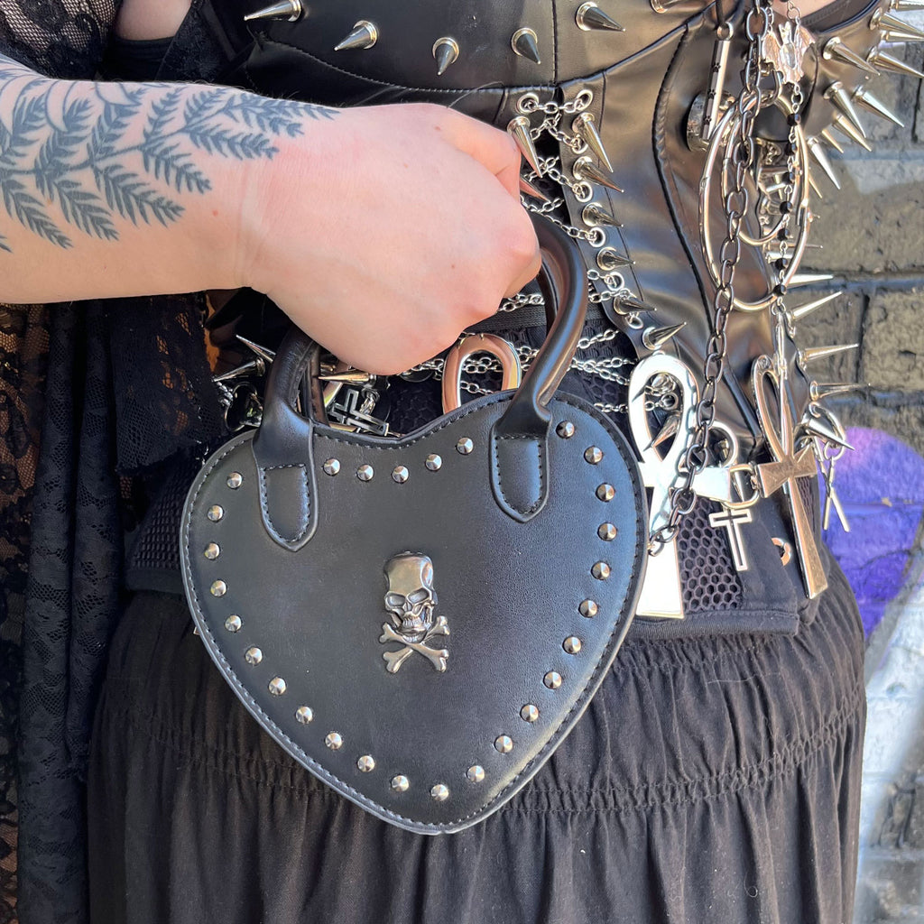 Grim Desire Heart-Shaped Crossbody Bag