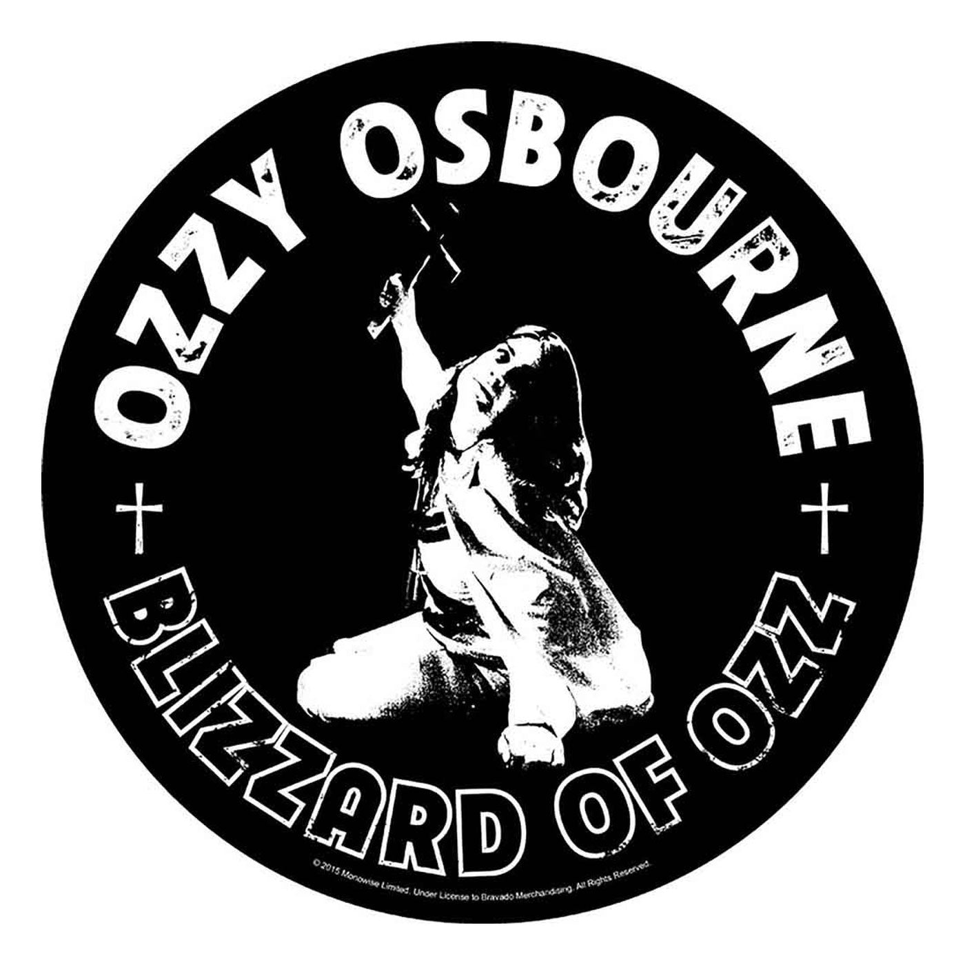 OZZY OSBOURNE Blizzard of Ozz Back Patch