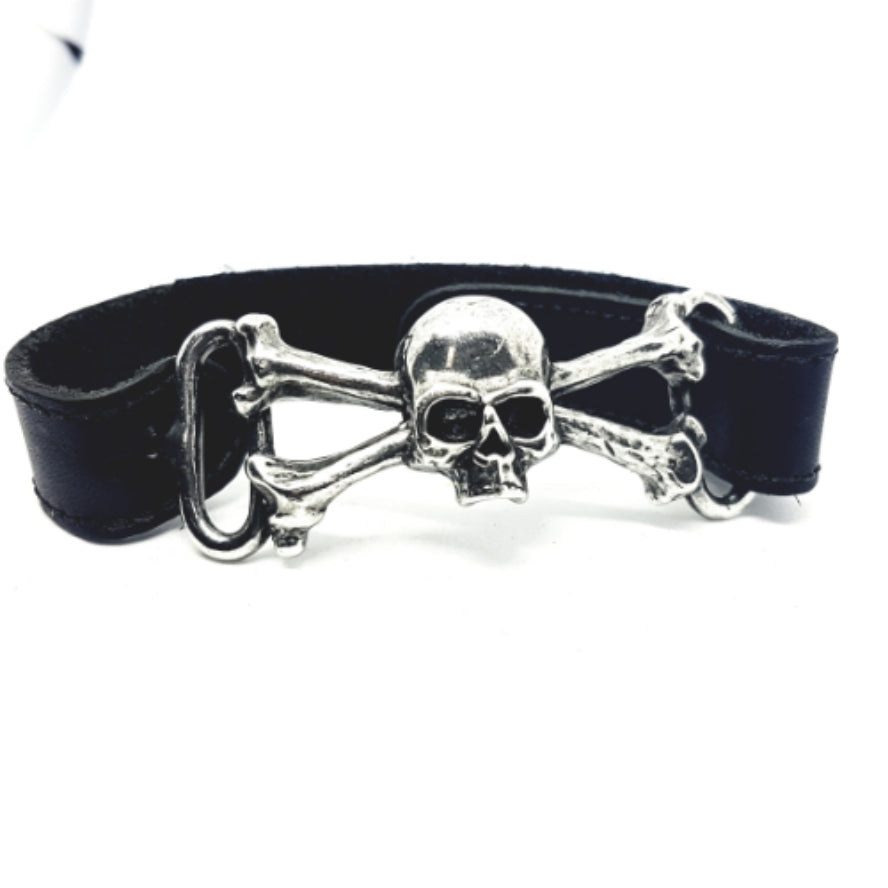 Skull n Bones Strap Bracelet