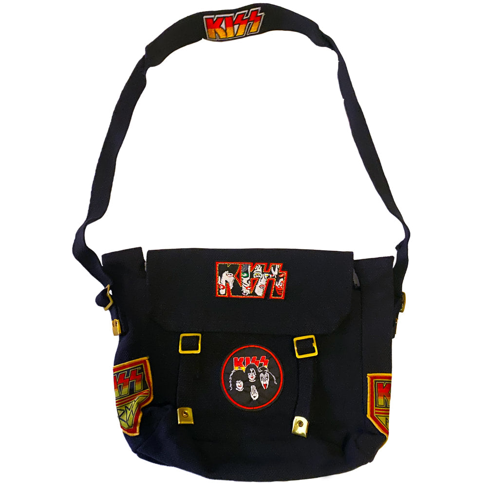 KISS Battle Patch Canvas Satchel Bag