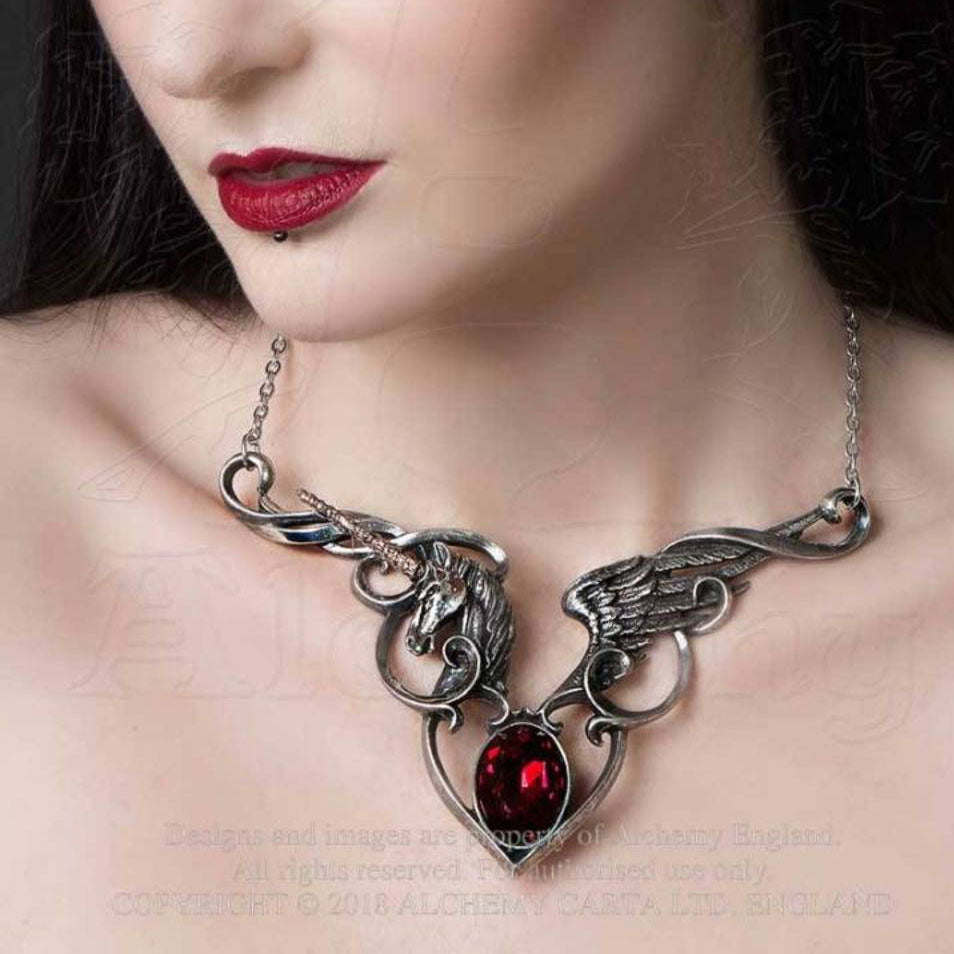 Maidens Conquest Unicorn Necklace