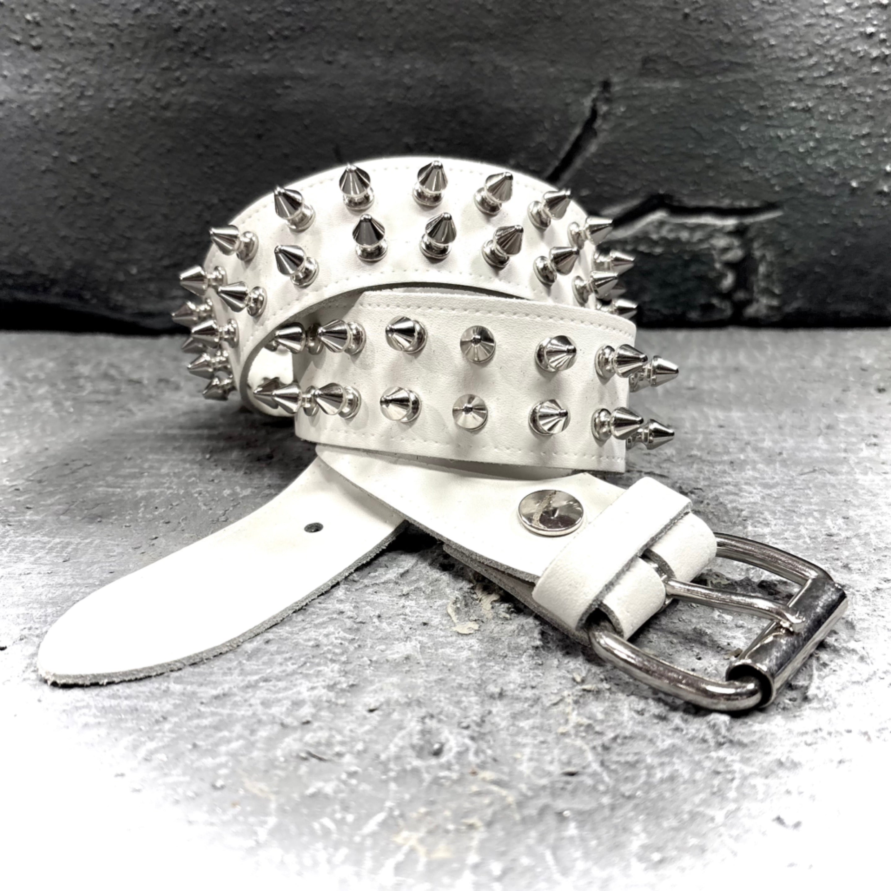 Executioners Conscience Leather Spike Belt