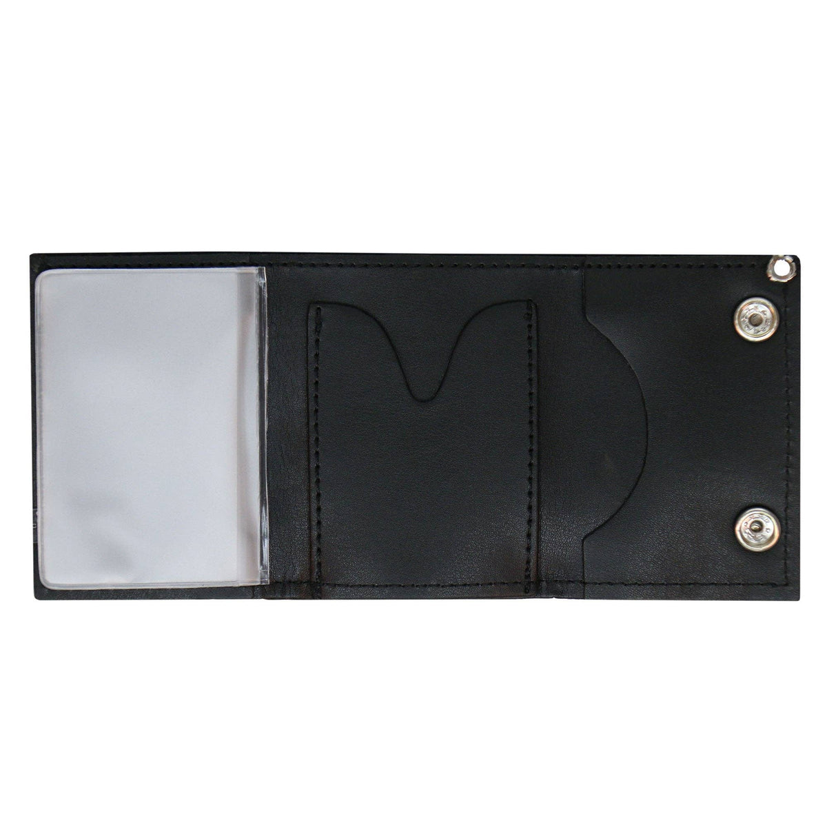 The OG Black Leather Wallet with Chain