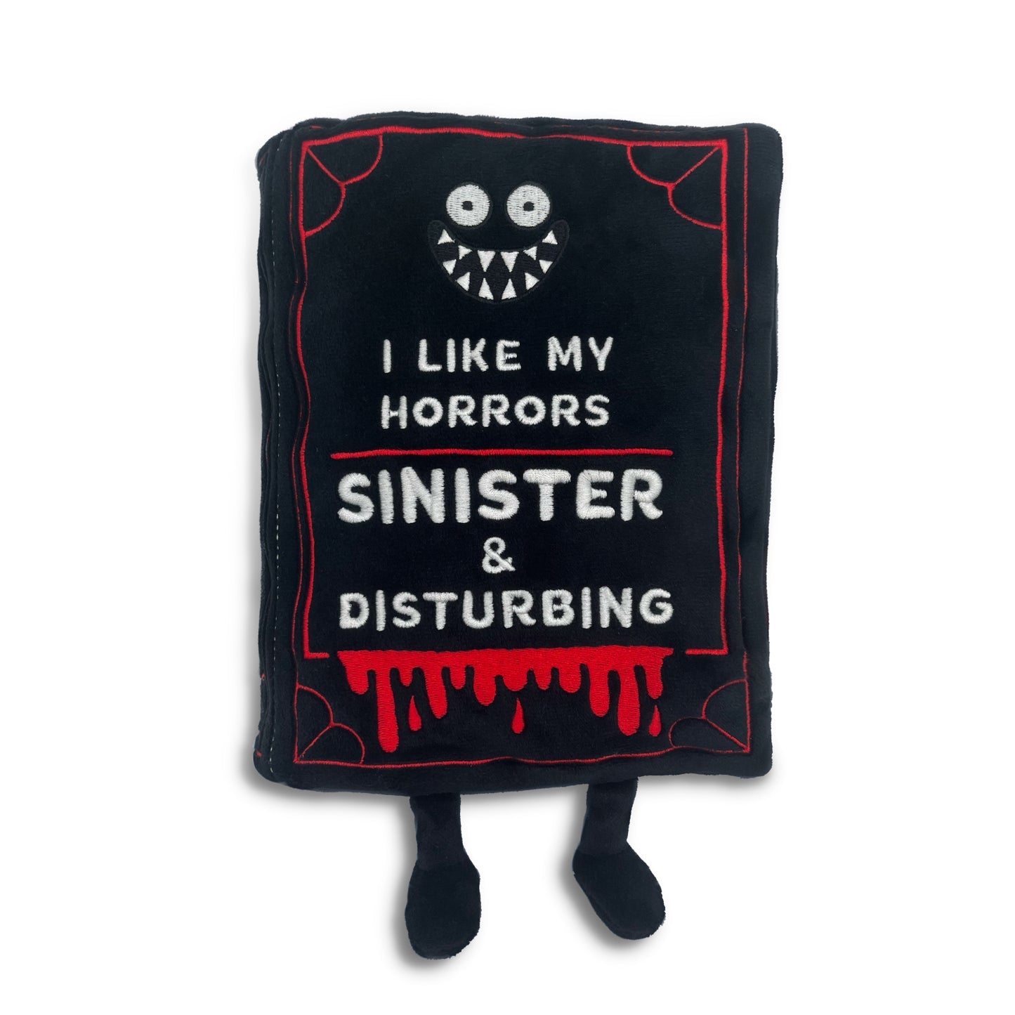 Sinister and Disturbing Horror Book Plush