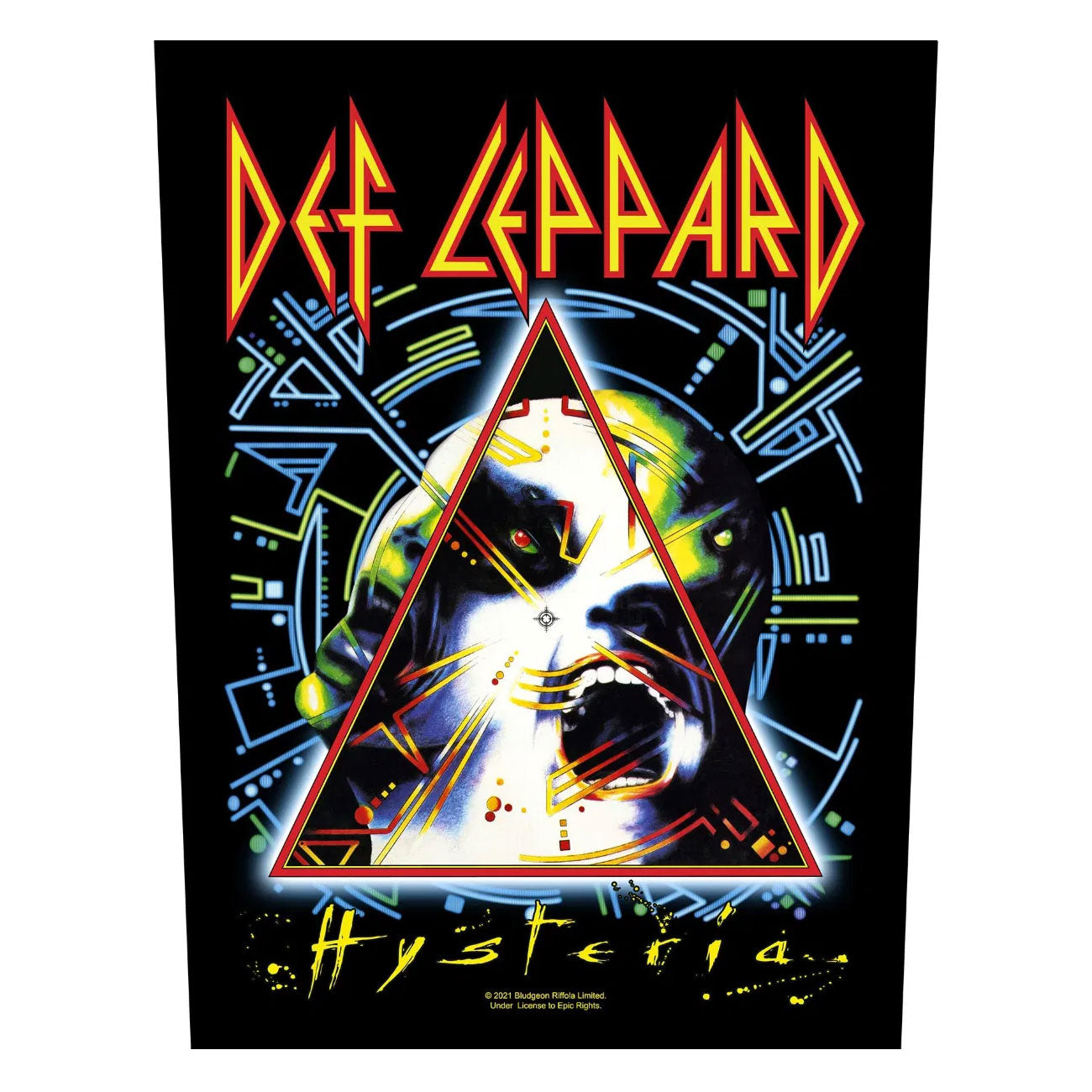 DEF LEPPARD Hysteria Back Patch