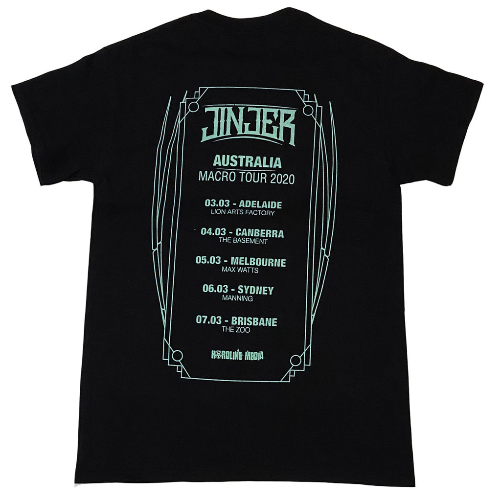 JINJER Macro Tour 2020 Microverse Design Fitted Tee