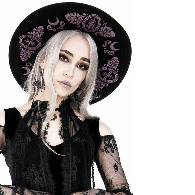 Baroque Gothic Wide Brim Hat