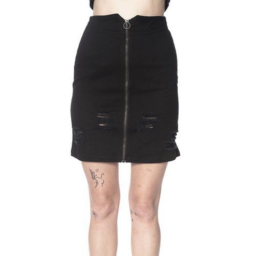 Slashed and Trashed Skirt
