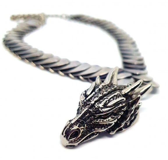 Mother Of Dragons Scale Maile Necklace
