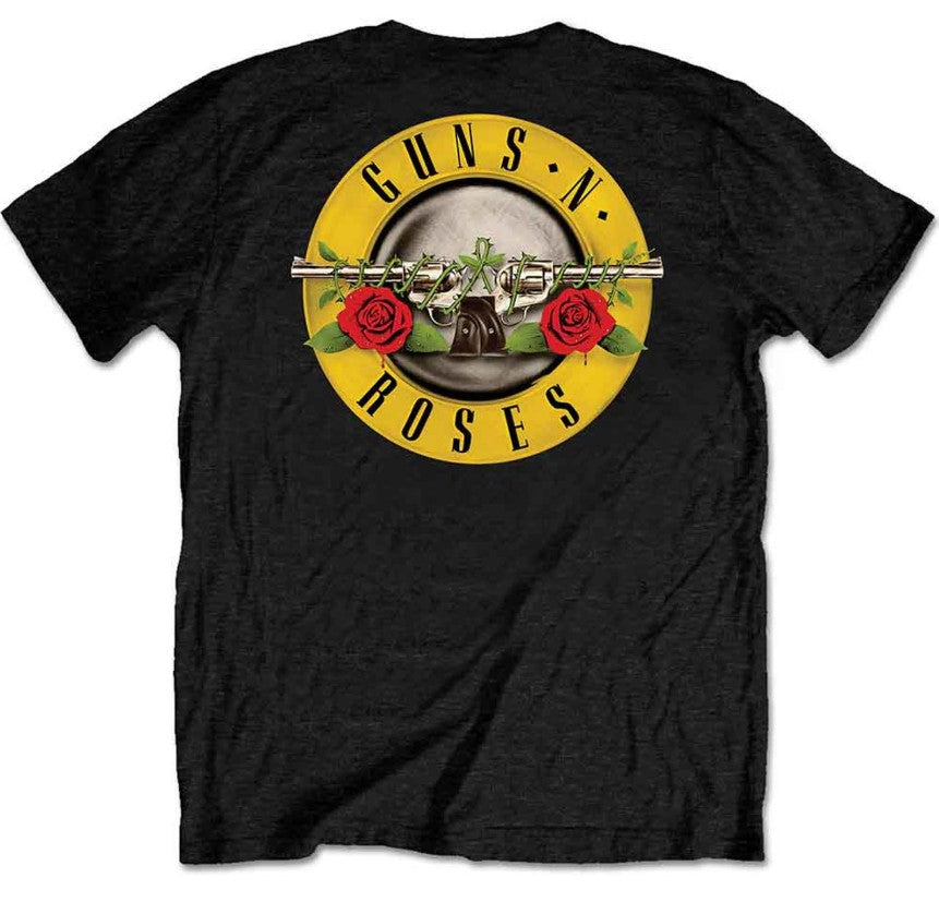 GUNS N ROSES Classic Logo Back Print Tee (GNR)