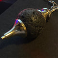 Black Lava Aroma Essential Oil Orb Necklace