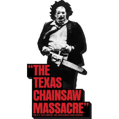 Texas Chainsaw Massacre, (The) Chunky Black and White Magnet