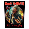 IRON MAIDEN Run For Your Lives Back Patch