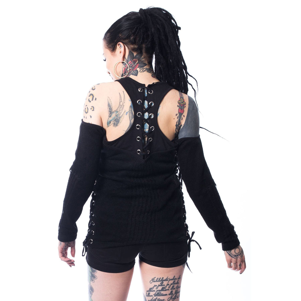Emiko Corset Laced Top