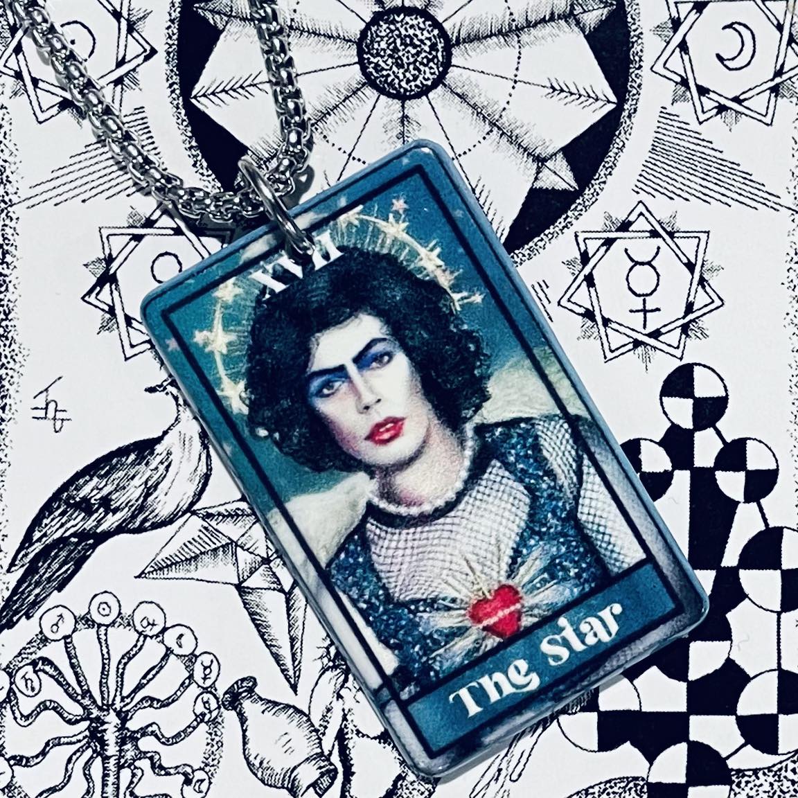 Horror Tarot Star Necklace