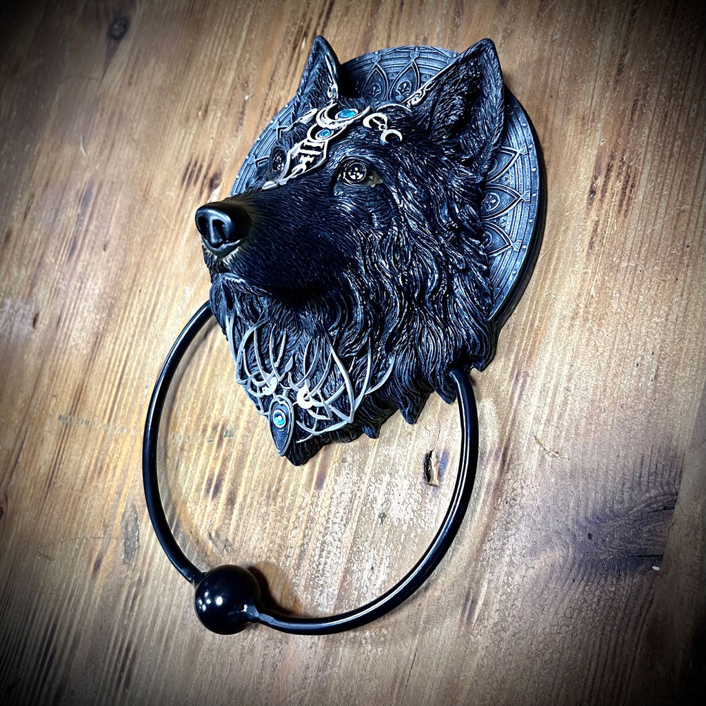 Wolf Moon Door Knocker