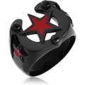 Blazing Star Ring Stainless Steel