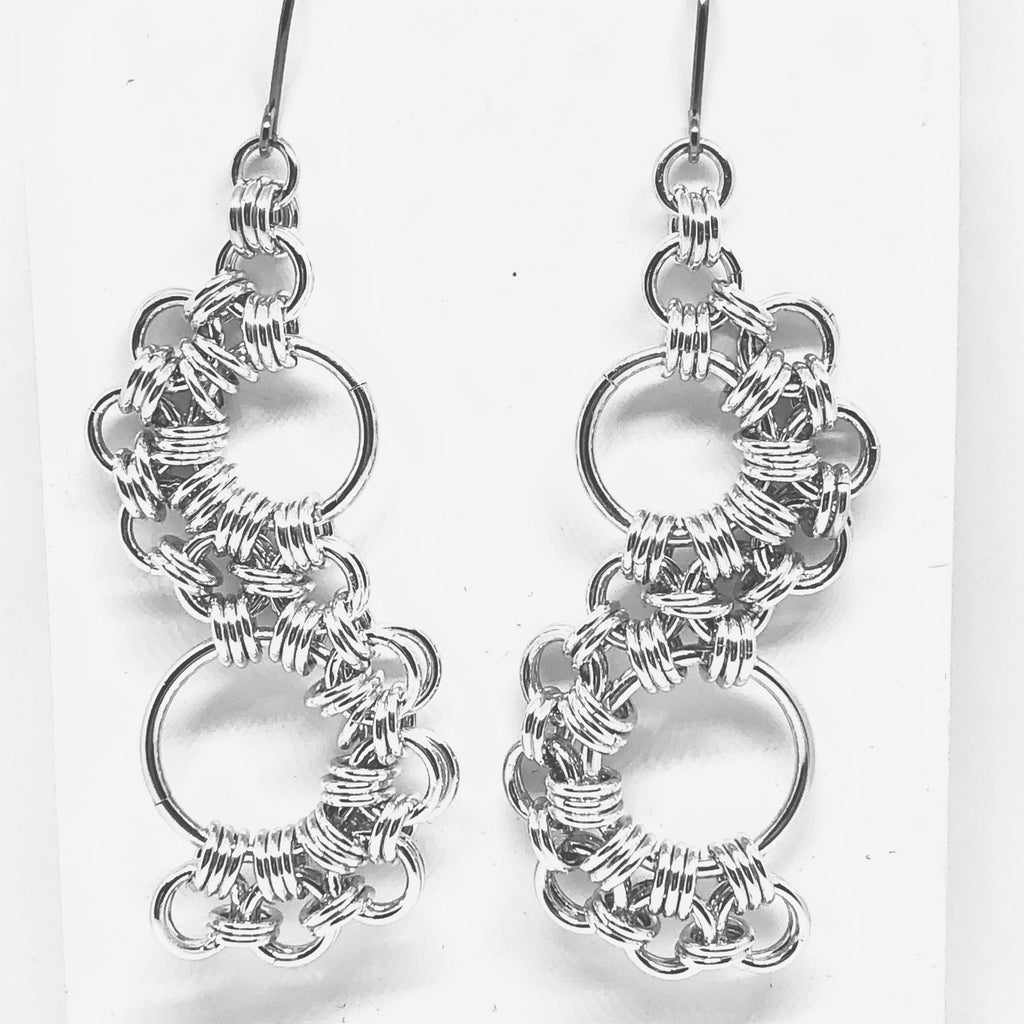 Symmetry Lace Bonds Earrings