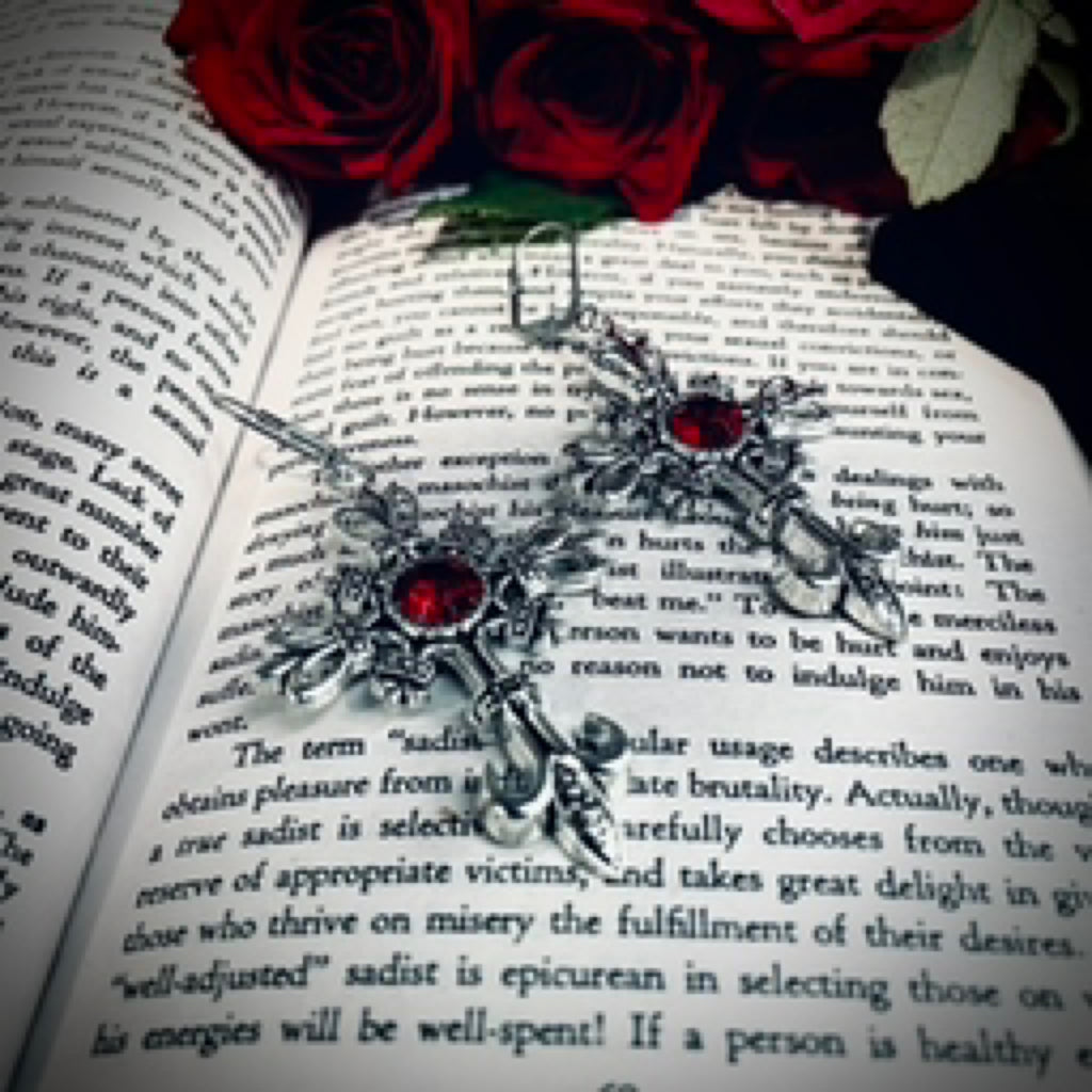 Vinalia Cross Earrings