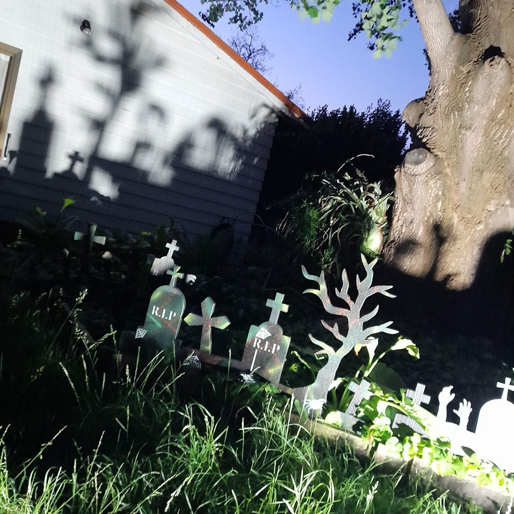Graveyard Garden Shadow Display