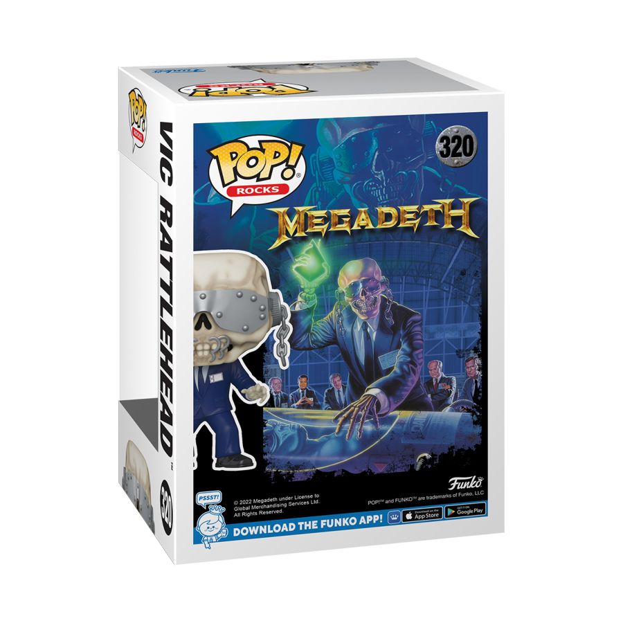 MEGADETH Vic Rattlehead POP!