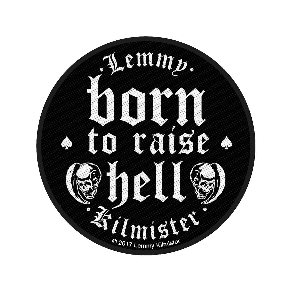 Lemmy Kilmister MOTORHEAD Born to Raise Hell Patch