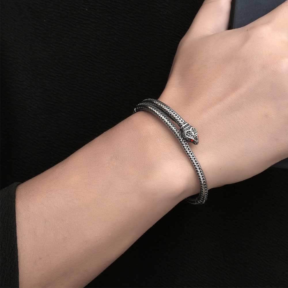 Basilisk Glare Snake Bracelet