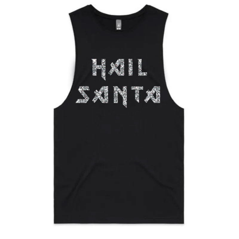 Hail Santa Glitter Tank