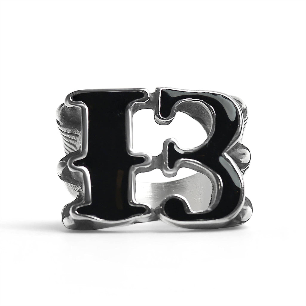 Lucky "13" Dragon Claw Signet Ring