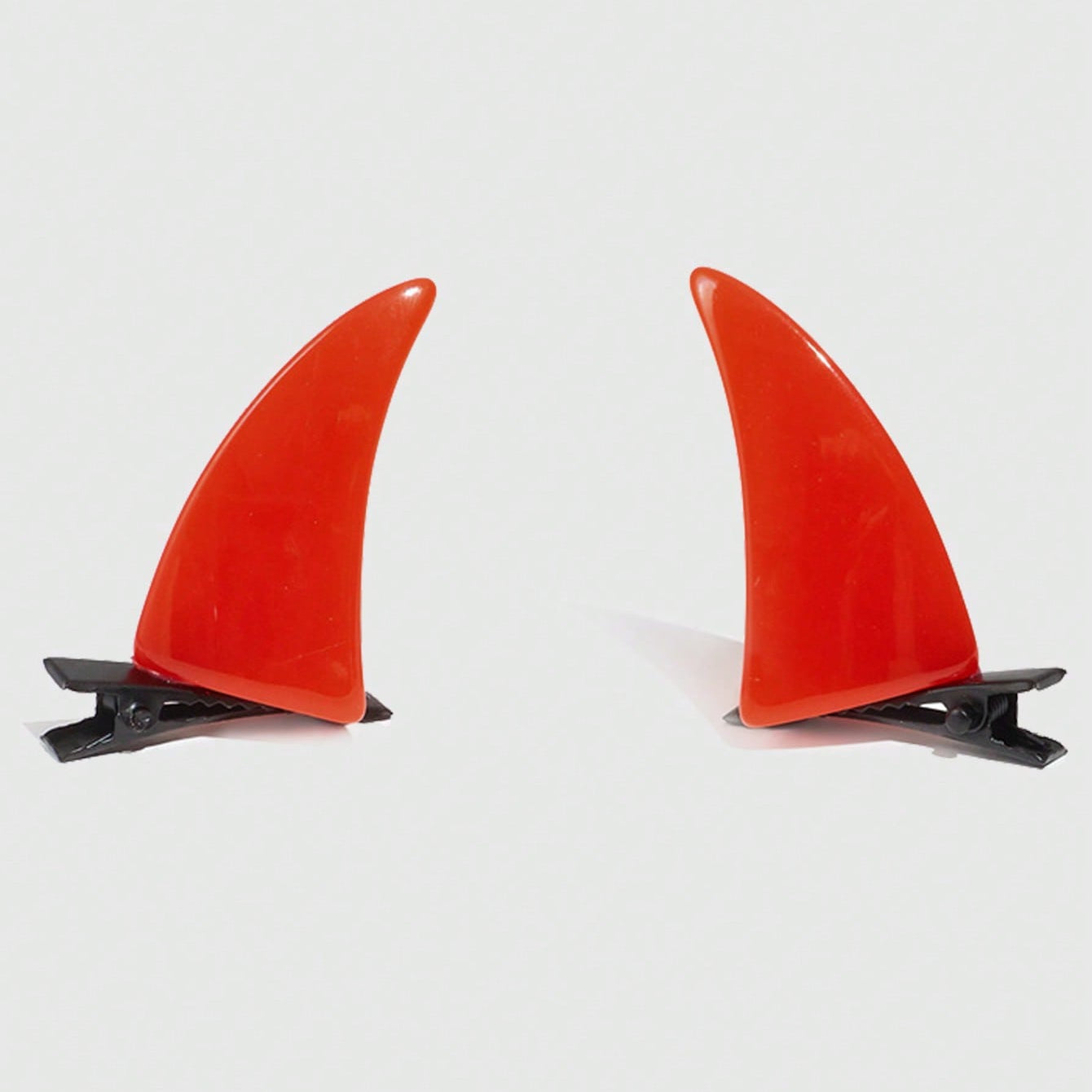Demonic Horns Clips - Red