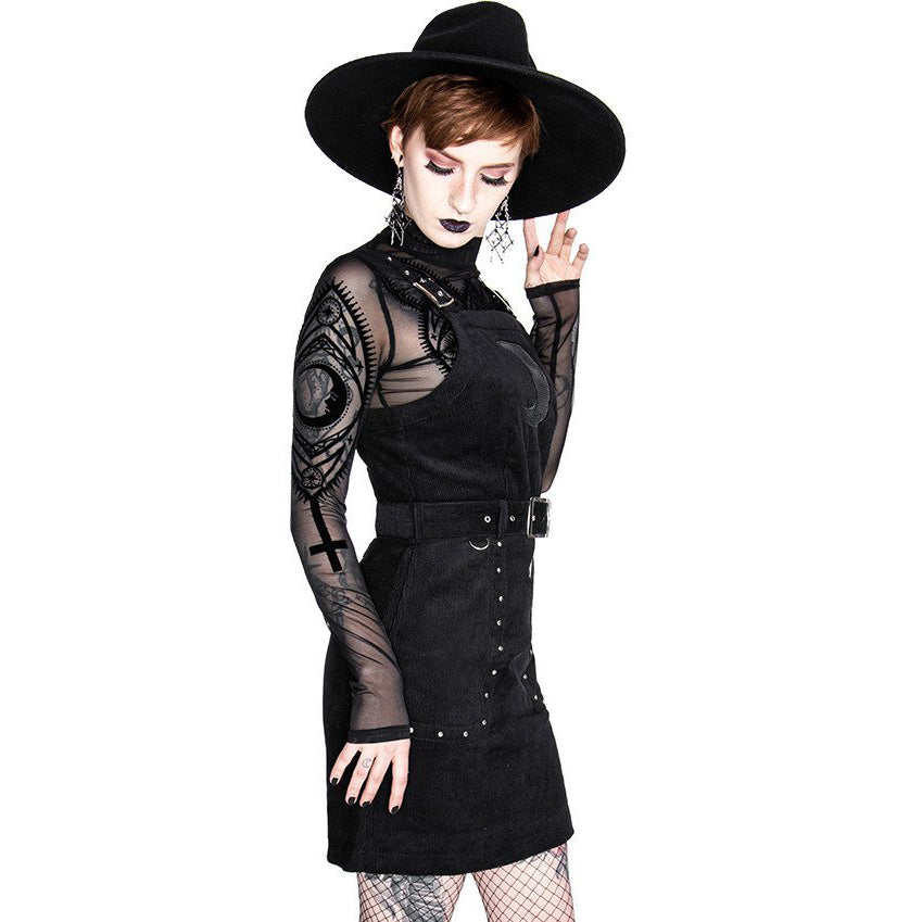 Luna Grunge Suspender Dress