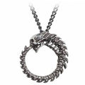 Alchoboros Infinity Skull Necklace