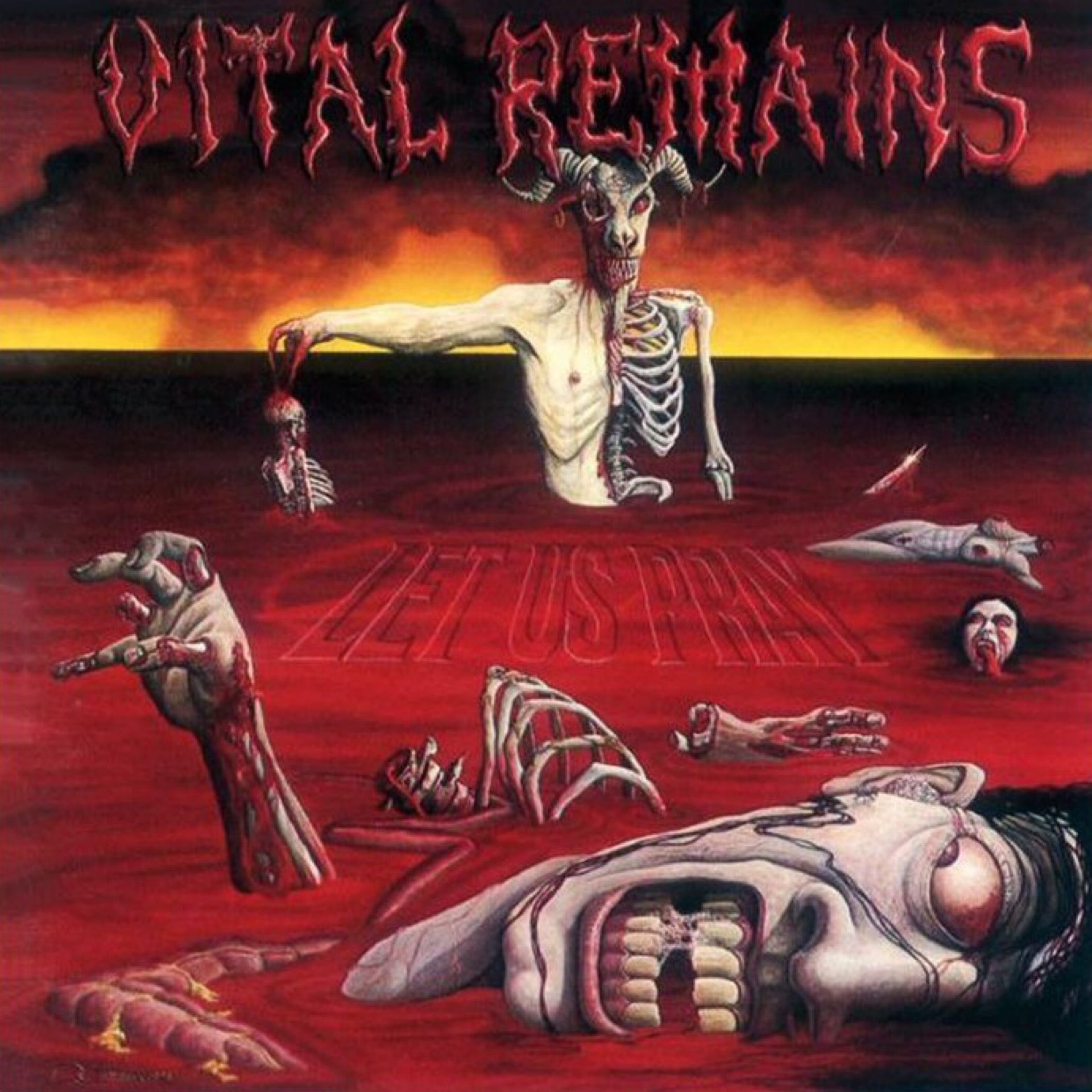 VITAL REMAINS Let Us Pray Vinyl (1992)