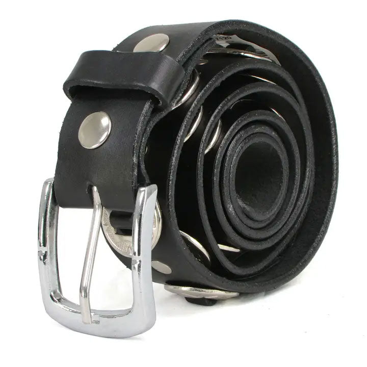 Axe Lord Leather Concho Belt