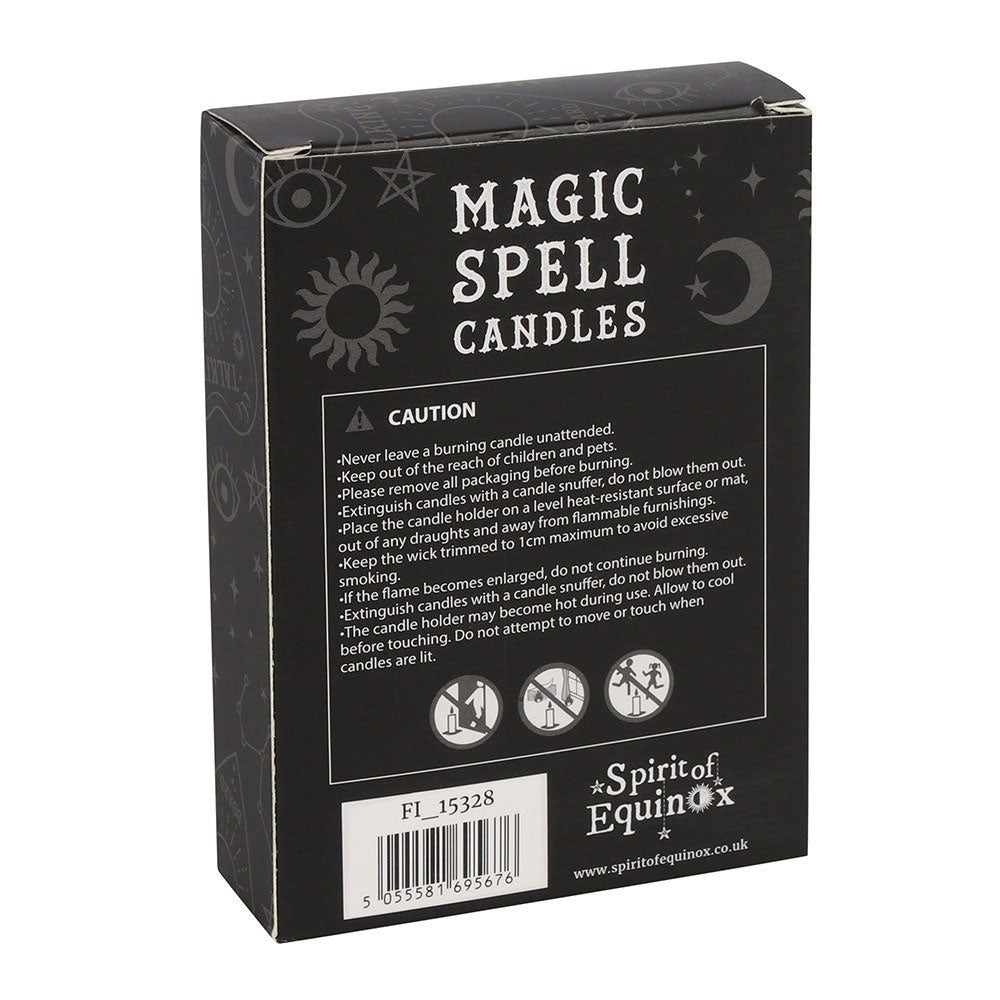 Spell Mini Candles 12pk - Black
