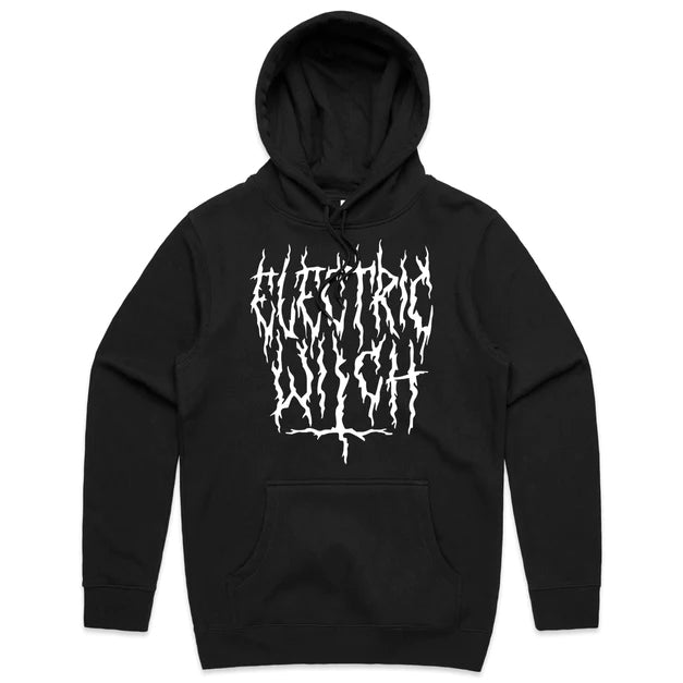 Black Metal Pullover Hood
