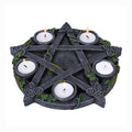 Wiccan Pentagram Earthly Calls Candle Holder